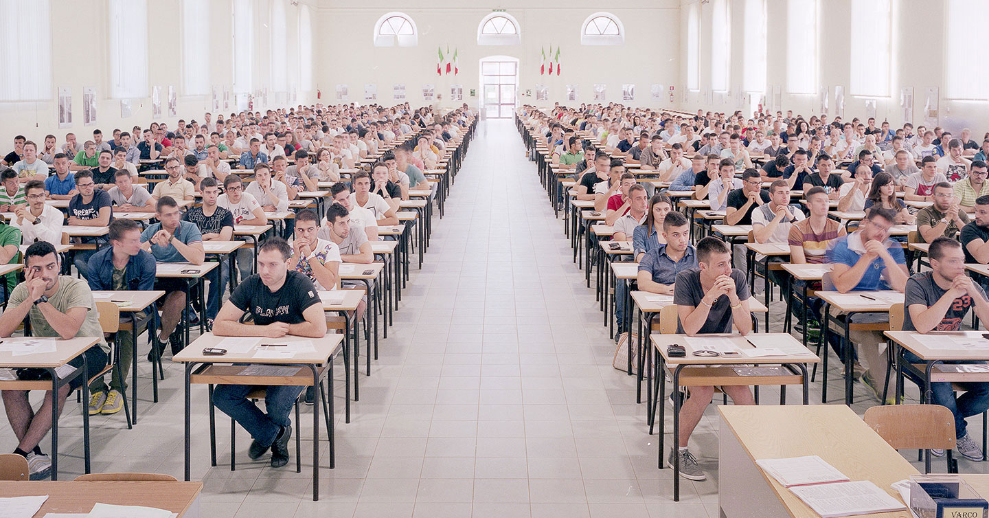 Michele Borzoni Photographs Thousands of Italians Applying for a